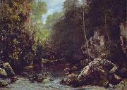 Gustave Courbet Le ruisseau noir china oil painting artist